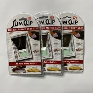 Slim Clip Double Sided Money Clip Bundle (3)